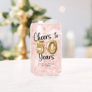 Verre Canette 50e anniversaire Soeurs à 50 ans Black Gold