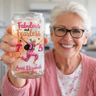 Verre Canette 75e anniversaire Tante fabuleuse 