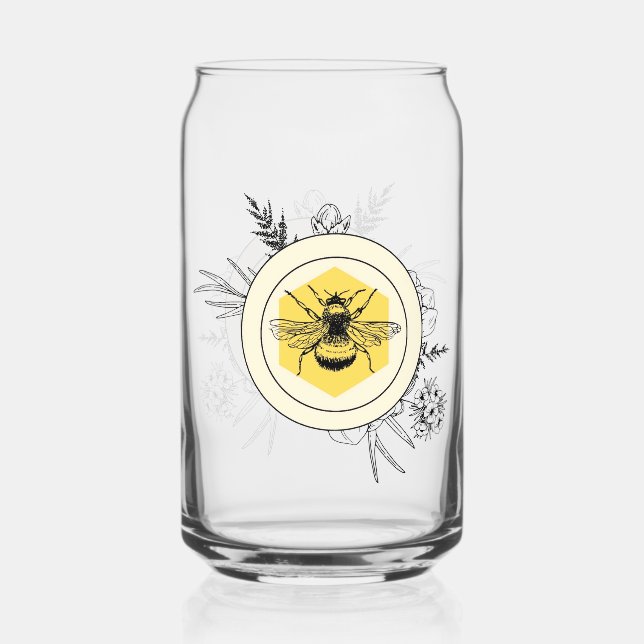 Verre Canette Abeille (Recto)