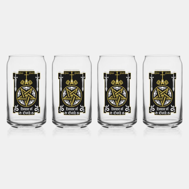 Verre Canette Accessoires de punk gothique (Recto)