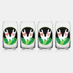 Verre Canette Accessoires Llama Alpaca amusants