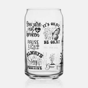 Verre Canette Affirmations Positives de Santé Mentale pour Prend