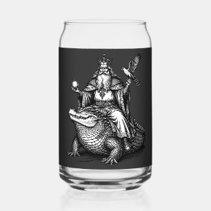 Verre Canette Agares et la Bête Antique
