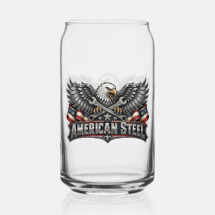 Verre Canette Aigle en acier américain Canette double face