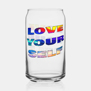 Verre Canette Aimez votre moi -