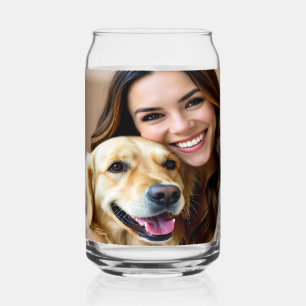 Verre Canette Ajouter une photo de Retriever doré Personnaliser