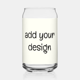 Verre Canette ajouter votre conception