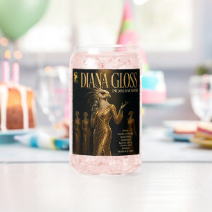 Verre Canette Album Diana Gloss : une parodie