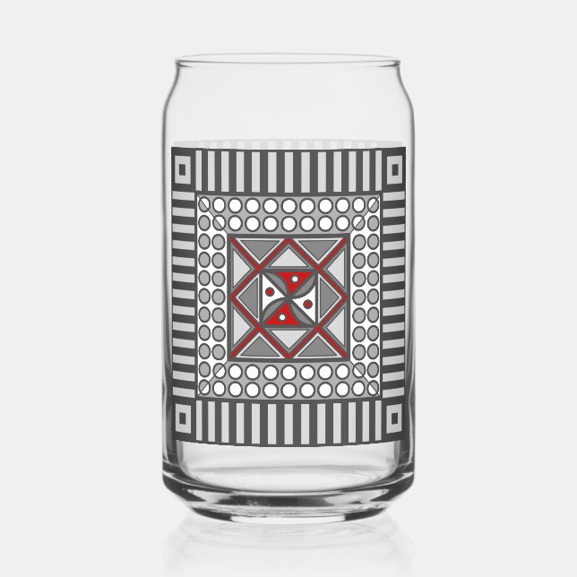 Verre Canette Alternatif géométrique (Recto)