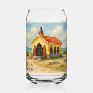 Verre Canette Alto Vista Aruba aquarelle