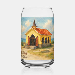 Verre Canette Alto Vista Aruba aquarelle