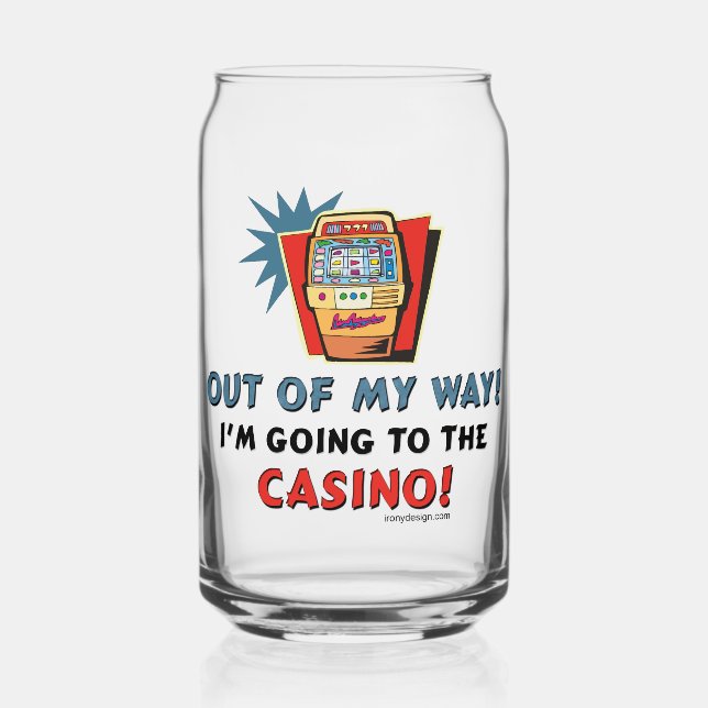 Verre Canette Amateurs de casino (Recto)