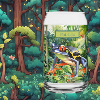 Verre Canette Amateurs de grenouille de la Jungle cool ajouter l
