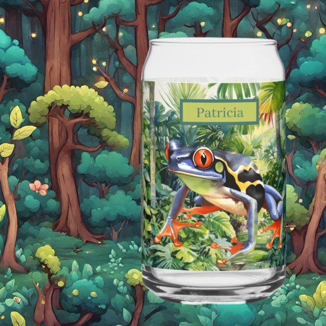 Verre Canette Amateurs de grenouille de la Jungle cool ajouter l (Créateur téléchargé)