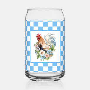 Verre Canette Amateurs de poulet du Pays Cute