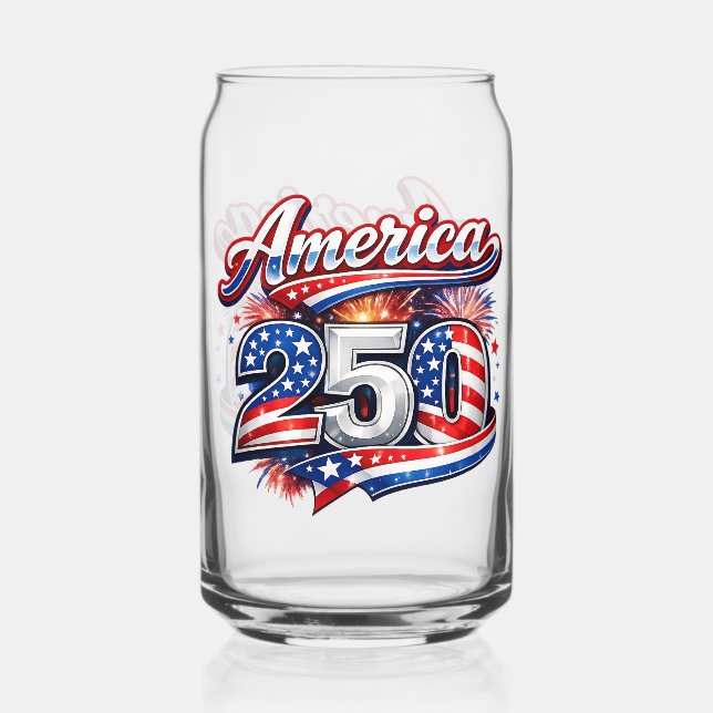 Verre Canette America 250 (Verso)