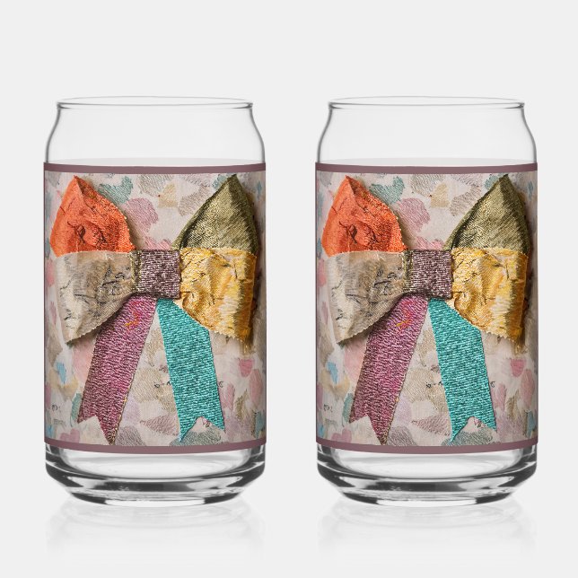 Verre Canette Amethyst Bow Soda Glass (Recto)