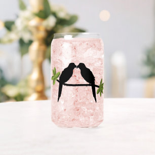 Verre Canette Amour du perroquet