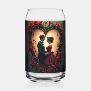 Verre Canette Amour Intemporel – Collection de Mariage Victorien