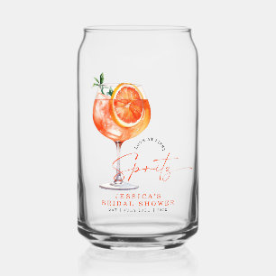 Verre Canette Amour Moderne À La Fête des mariées First Spritz