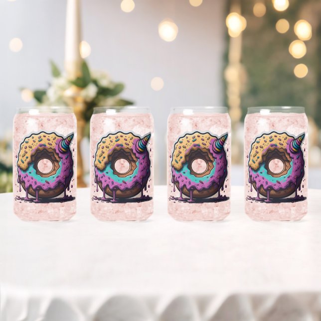 Verre Canette amoureux de la licorne (Insitu (Mariage))