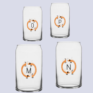 Verre Canette Amusants Dachshund Wiener Saucisse Chien Monogramm
