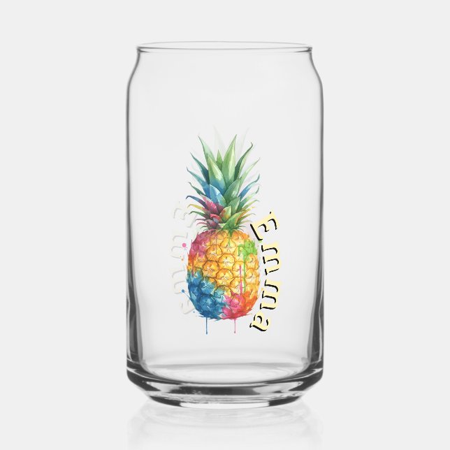 Verre Canette Ananas (Recto)