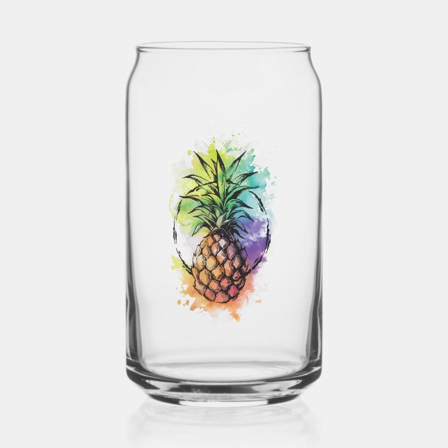 Verre Canette Ananas (Recto)