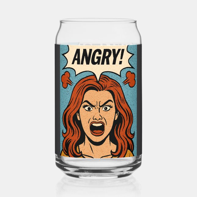 Verre Canette angry  (Recto)