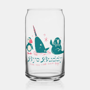 Verre Canette Animal Friends - Bye Buddy Hope You Find Your Papa