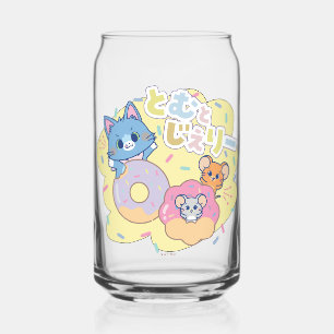 Verre Canette Anime Donut délice avec Tom, Jerry et Tuffy