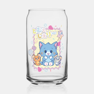 Verre Canette Anime Tom et Jerry Strawberry Fun