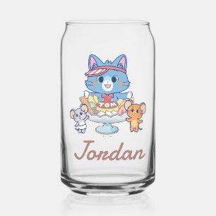 Verre Canette Anime Tom, Jerry et Tuffy Dessert Parlor