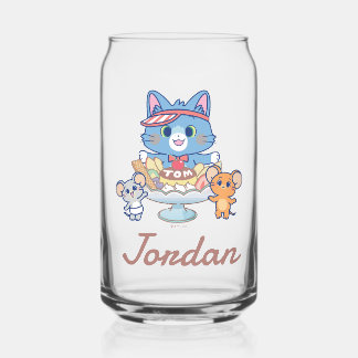 Verre Canette Anime Tom, Jerry et Tuffy Dessert Parlor