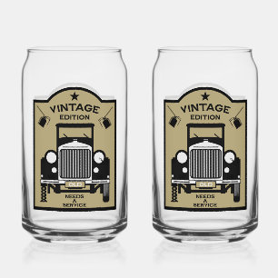 Verre Canette Anniversaire Drôle Au-Dessus De La Colline