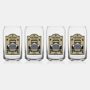 Verre Canette Anniversaire Drôle Au-Dessus De La Colline