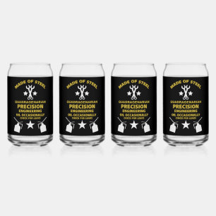 Verre Canette Anniversaire quadragénaire