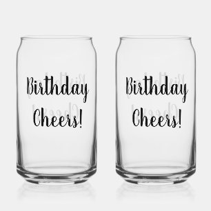 Verre Canette Anniversaire Soda Glass
