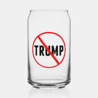 Anti Trump Simple Red Circle X Politique