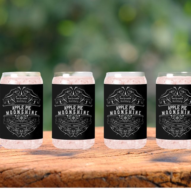 Verre Canette Appalachia Moonshine Étiquette (Créateur téléchargé)