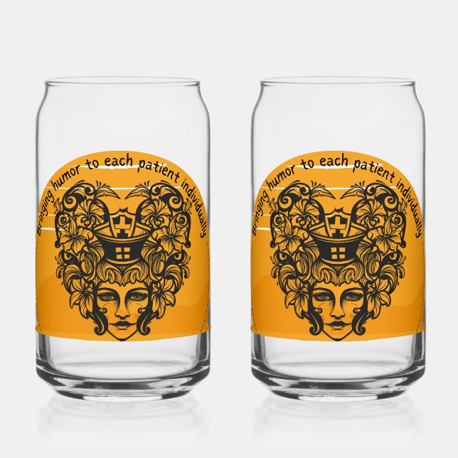 Verre Canette Apporter l'humour à chaque patient individuellemen (Recto)