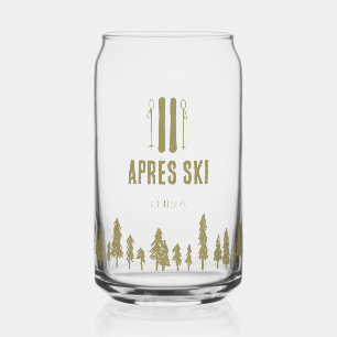 Verre Canette Apres Ski Hiver Bachelorette sur mesure