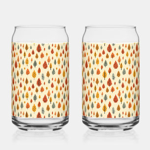 Verre Canette Aquarelle chute laisse un Motif transparent