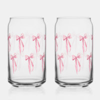 Aquarelle moderne Blush rose Bow Ribbon