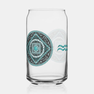 Verre Canette Aquarius Mandala
