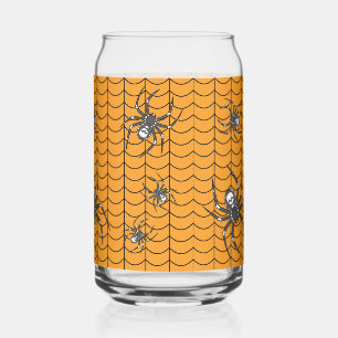 Verre Canette Araignées en parade