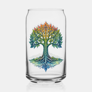 Verre Canette Arbre de Vie Aube Changeante
