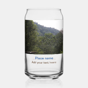 Verre Canette Arbres de la forêt de la jungle montagne voyage aj