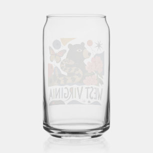 Verre Canette Art folklorique sauvage et merveilleux de Virginie