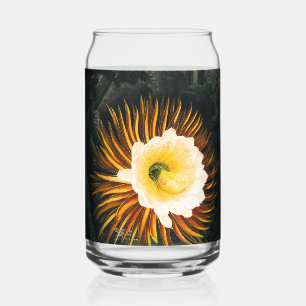 Verre Canette Art gothique de Cereus nocturne vintage
